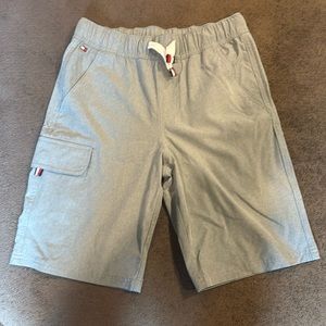 Boys Grey Athletic material short